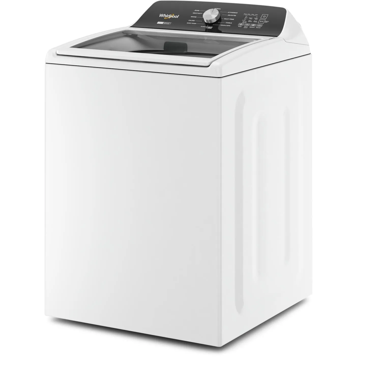 Whirlpool 5.4 cu. ft Top Loading Washer with Removable Agitator WTW5057LW