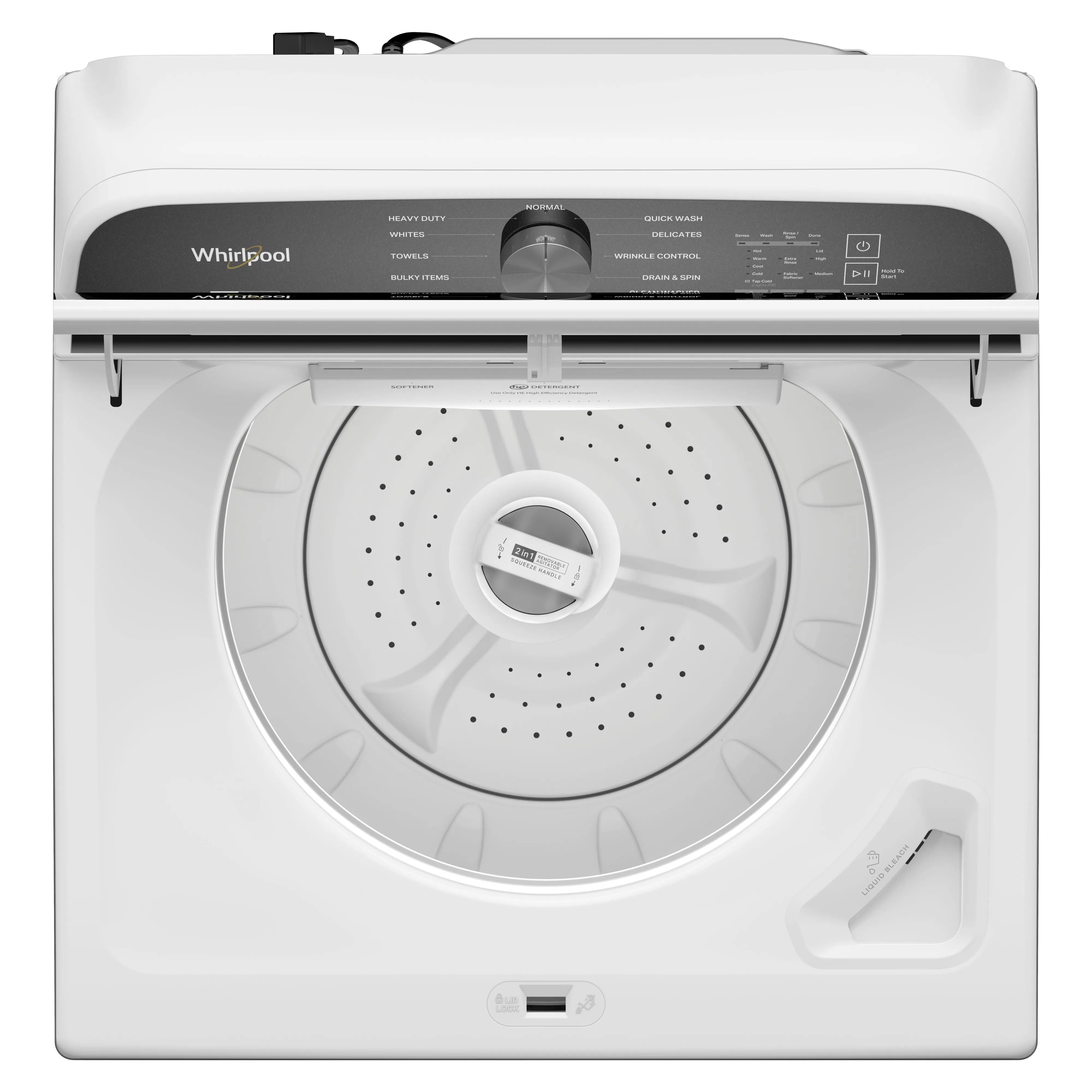 Whirlpool 6.0 cu. ft. Top Loading Washer with Removable Agitator WTW6157PW