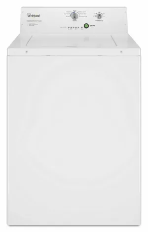 Whirlpool CAE2795FQ Commercial Top-Load Washer, Non-Vend White