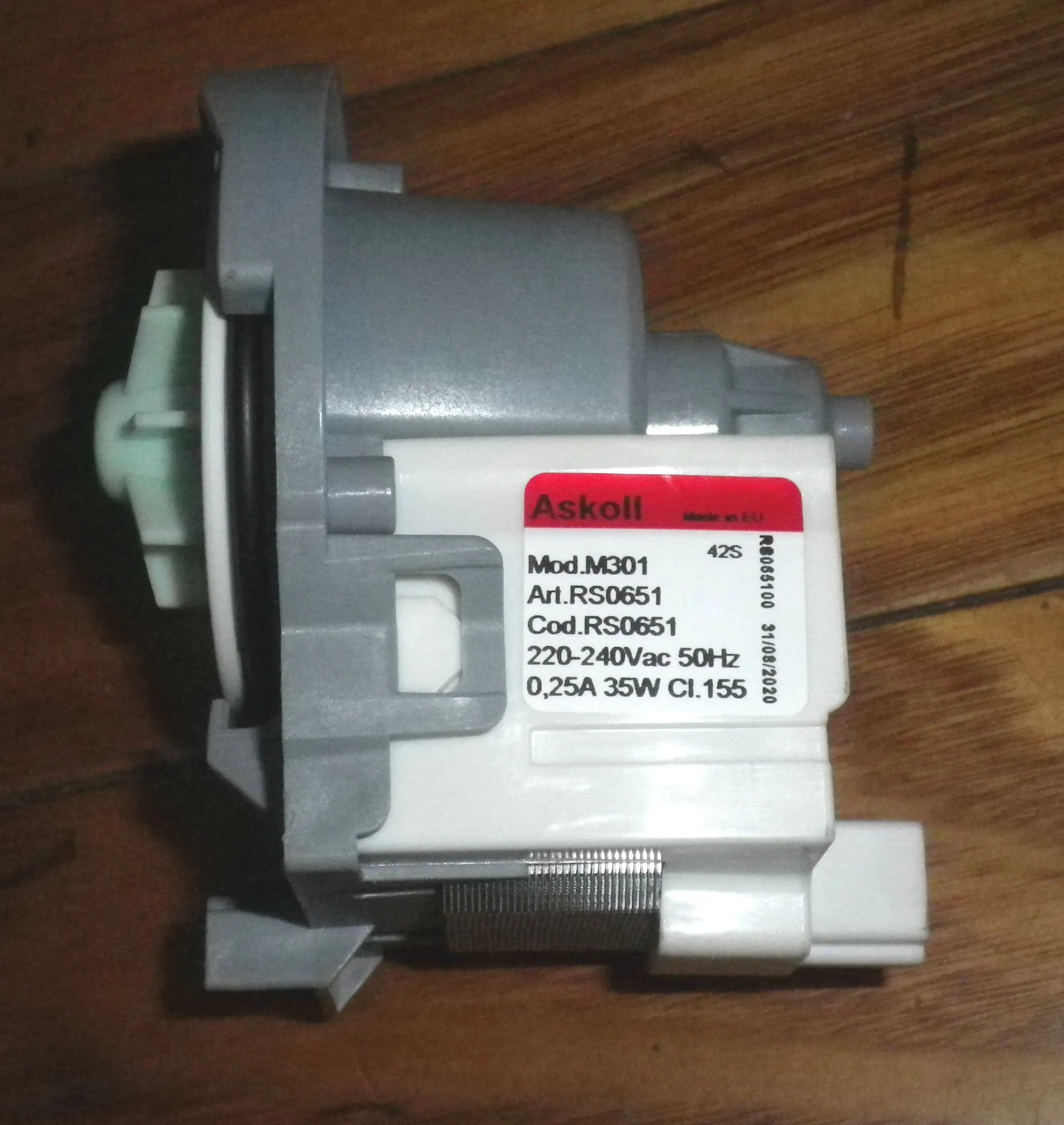 Whirlpool Dishwasher Magnetic Drain Pump Motor - Part # WP112