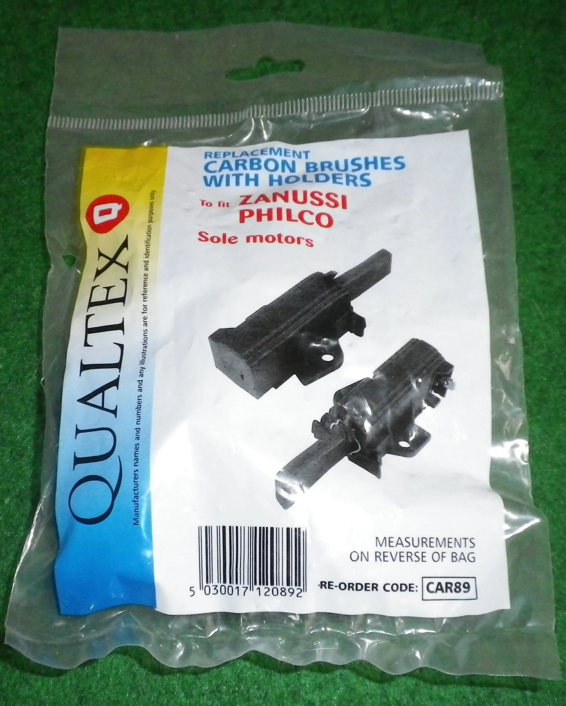 Whirlpool, Electrolux, Zanussi Front Loader Carbon Motor Brushes - Part # CAR89