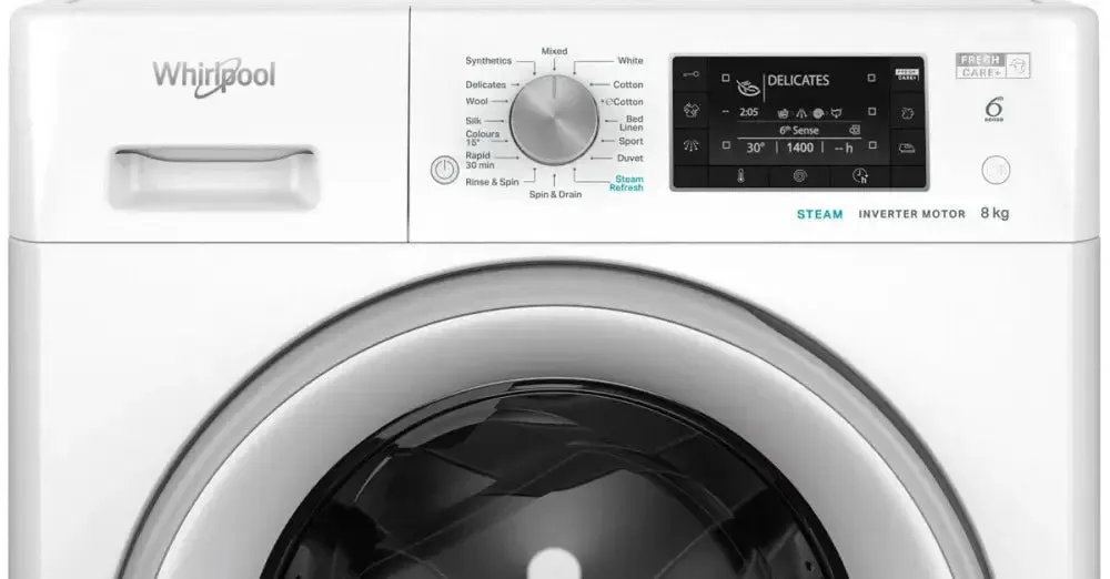 Whirlpool FDLR80250 FreshCare  8kg Front Load Washing Machine