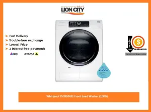 Whirlpool FSCR10431 Front Load Washer (10KG)