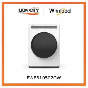 Whirlpool FWEB10502GW/GG SaniCare 10.5kg Front Load Washer, 1400rpm (White)