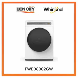 Whirlpool FWEB8002GW SaniCare 8kg Front Load Washer, 1200rpm (White)