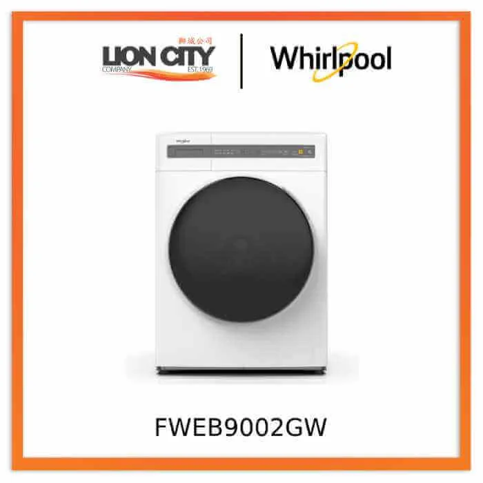 Whirlpool FWEB9002GW SaniCare 9kg  Front Load Washer, 1400rpm (White)
