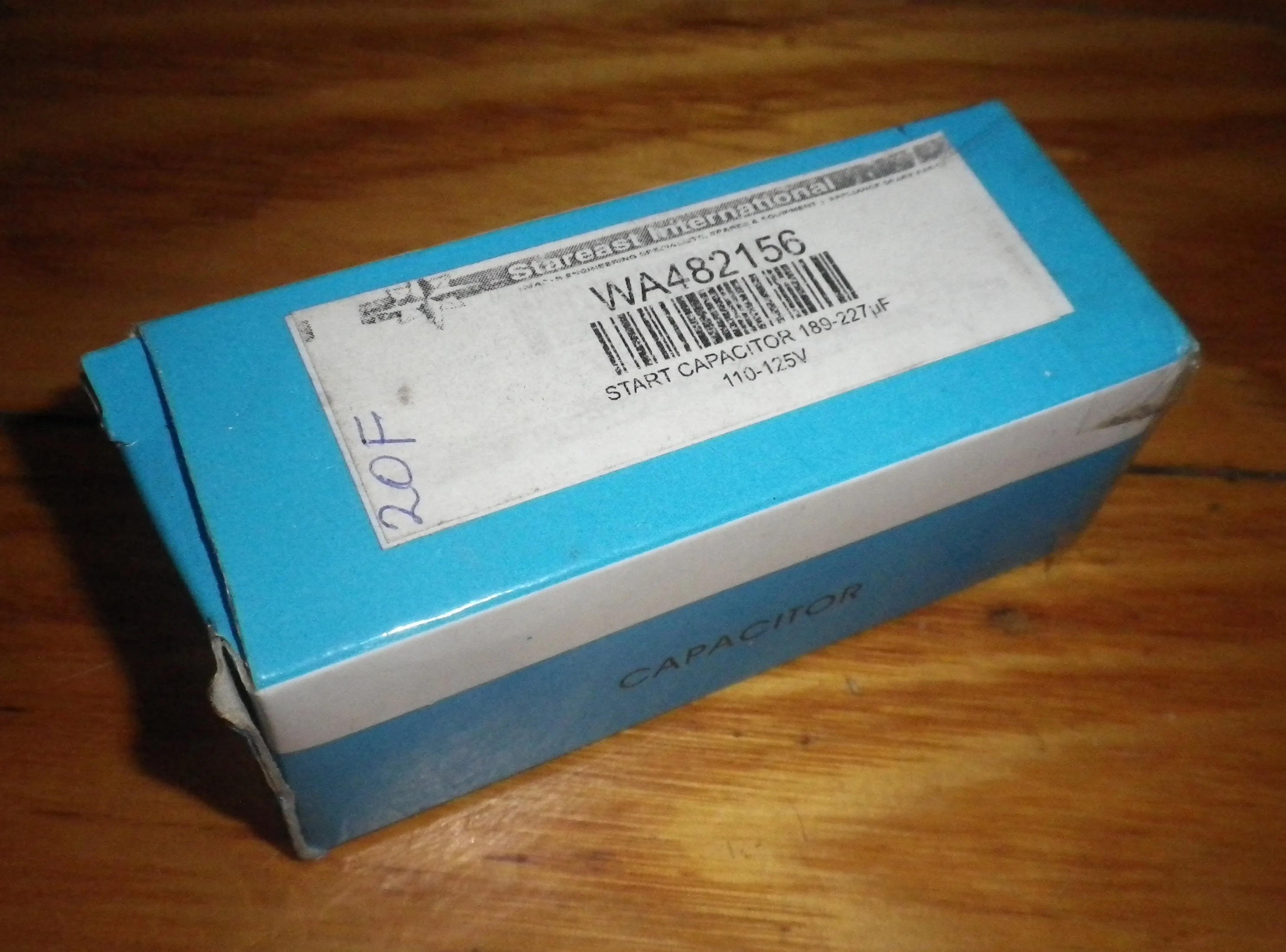 Whirlpool Motor Start Capacitor 189-227uF 110VAC - Part # WA482156SE, WA482156