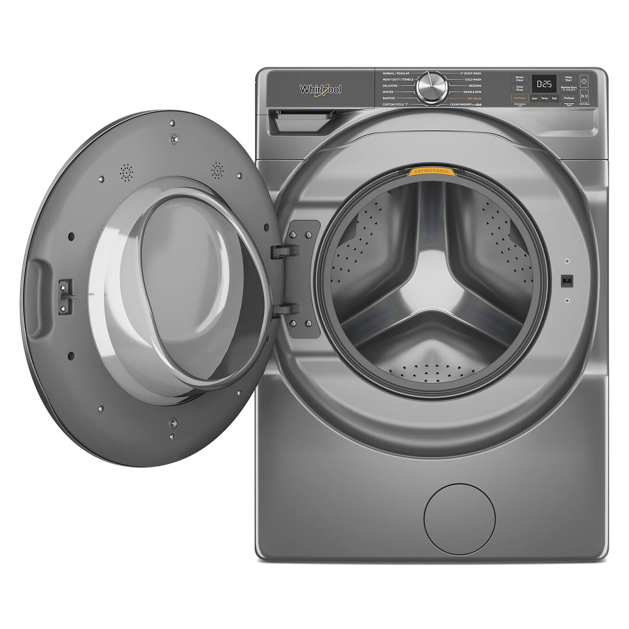Whirlpool Radiant Silver Front-Load Washer with FreshFlow Vent System (5.8 Cu.Ft.) - WFW6720RR
