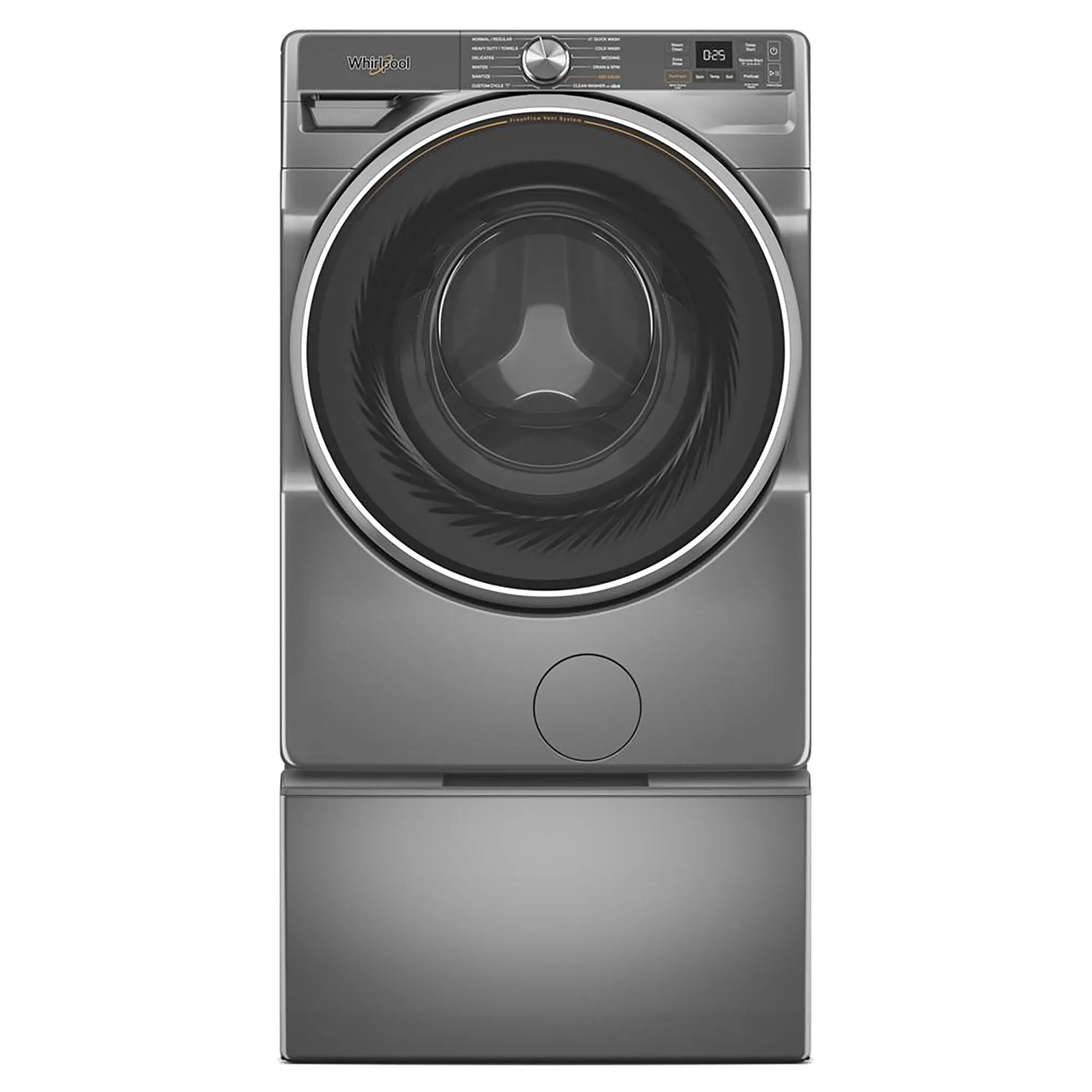 Whirlpool Radiant Silver Front-Load Washer with FreshFlow Vent System (5.8 Cu.Ft.) - WFW6720RR