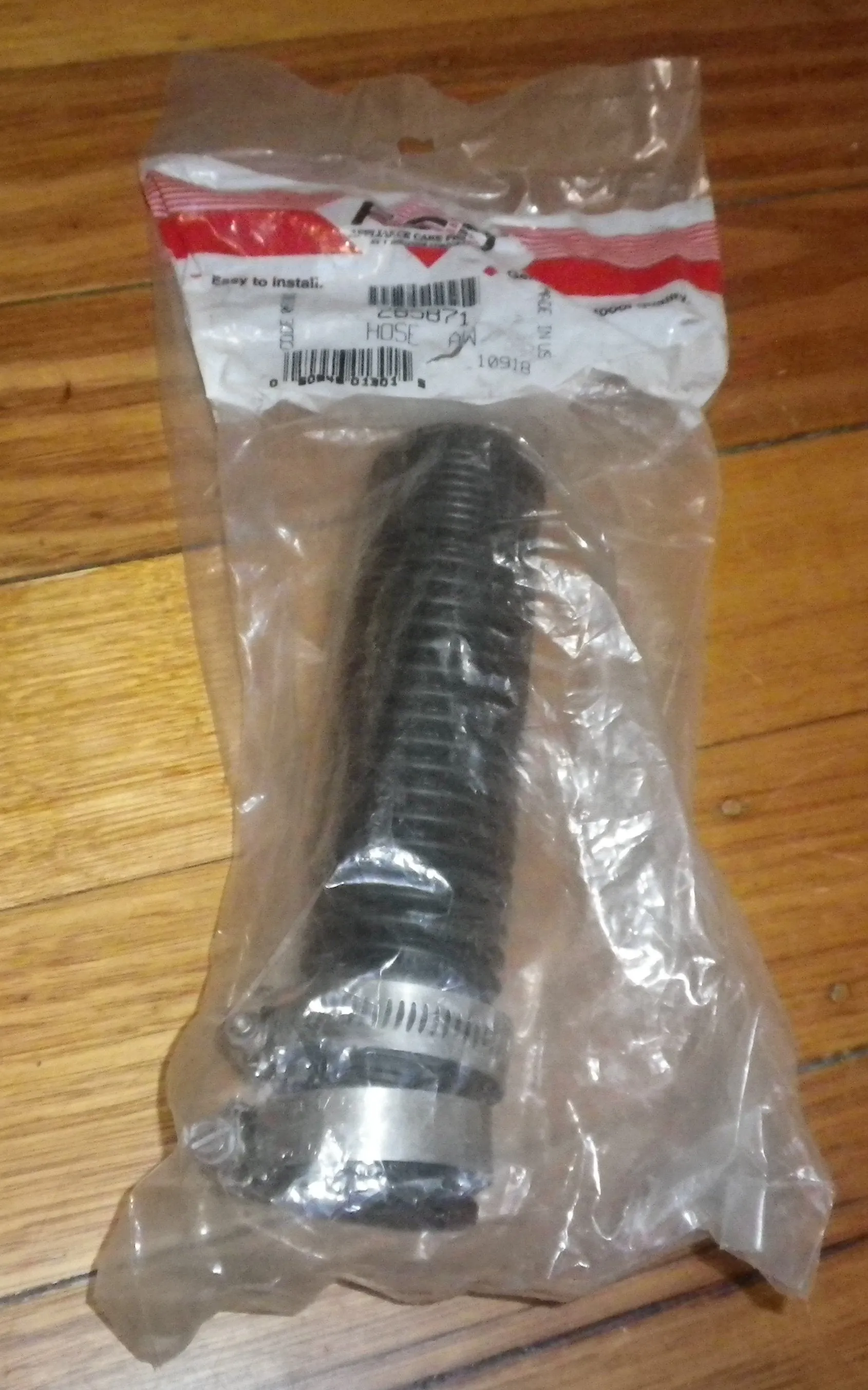 Whirlpool Tub to Pump Hose with Hose Clamps - Part # 285871, WA285871