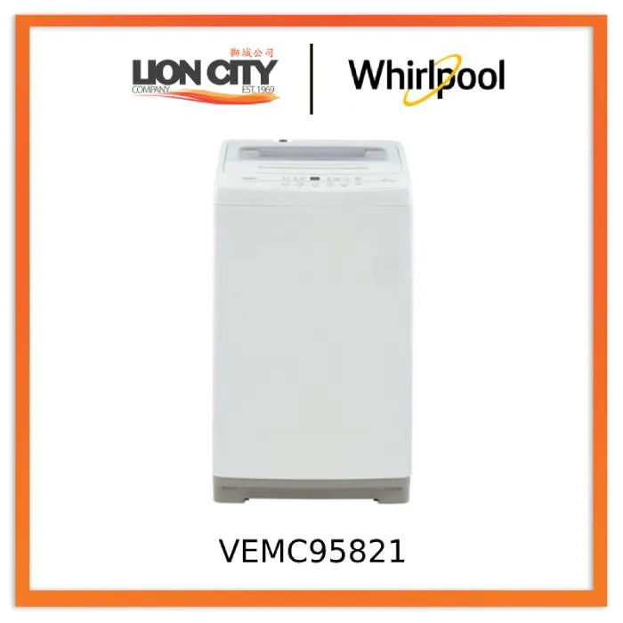Whirlpool VEMC95821 9.5kg Top Load Washer