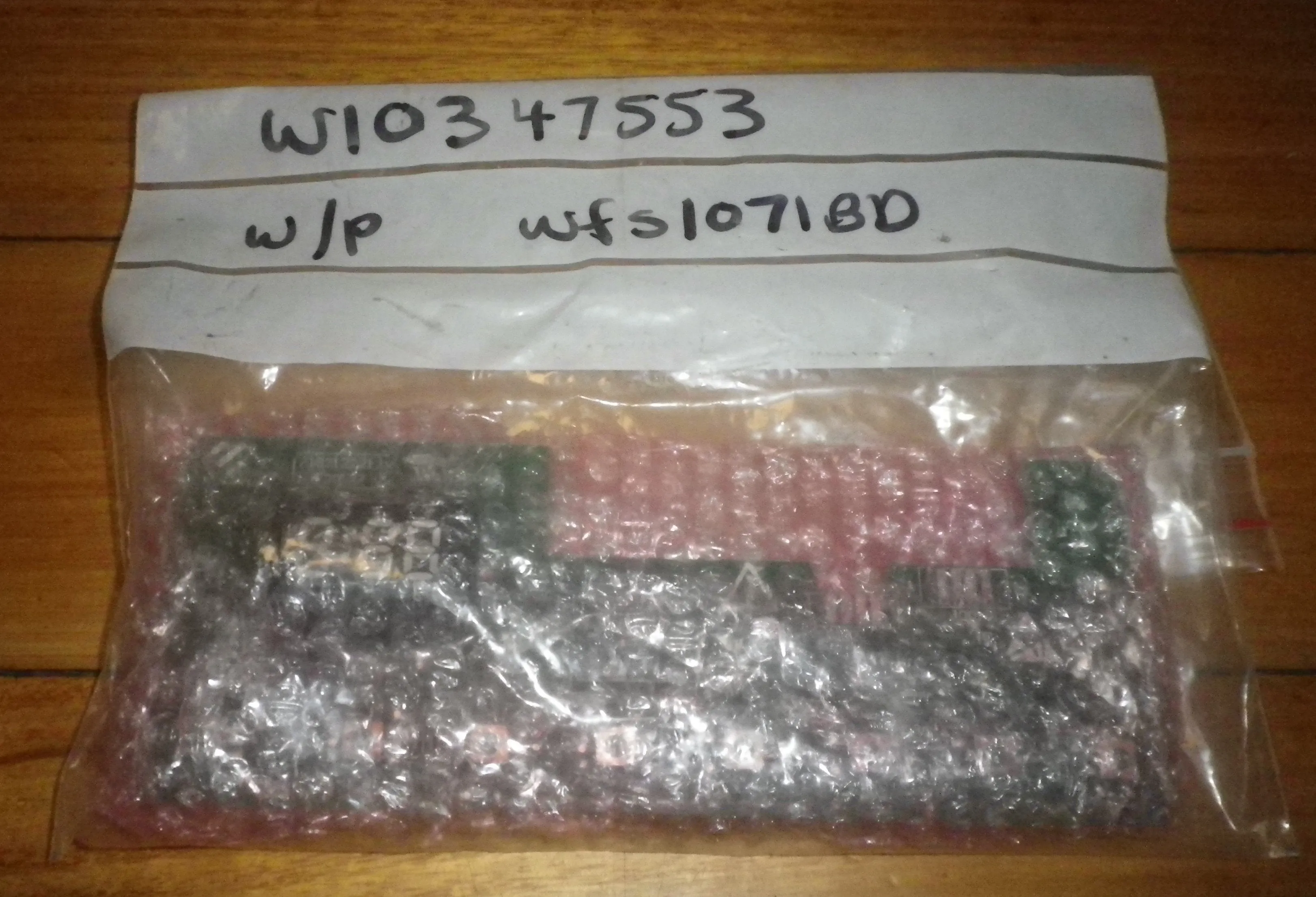 Whirlpool WFS1071BD Washing Machine Display Module PCB - Part # W10347553