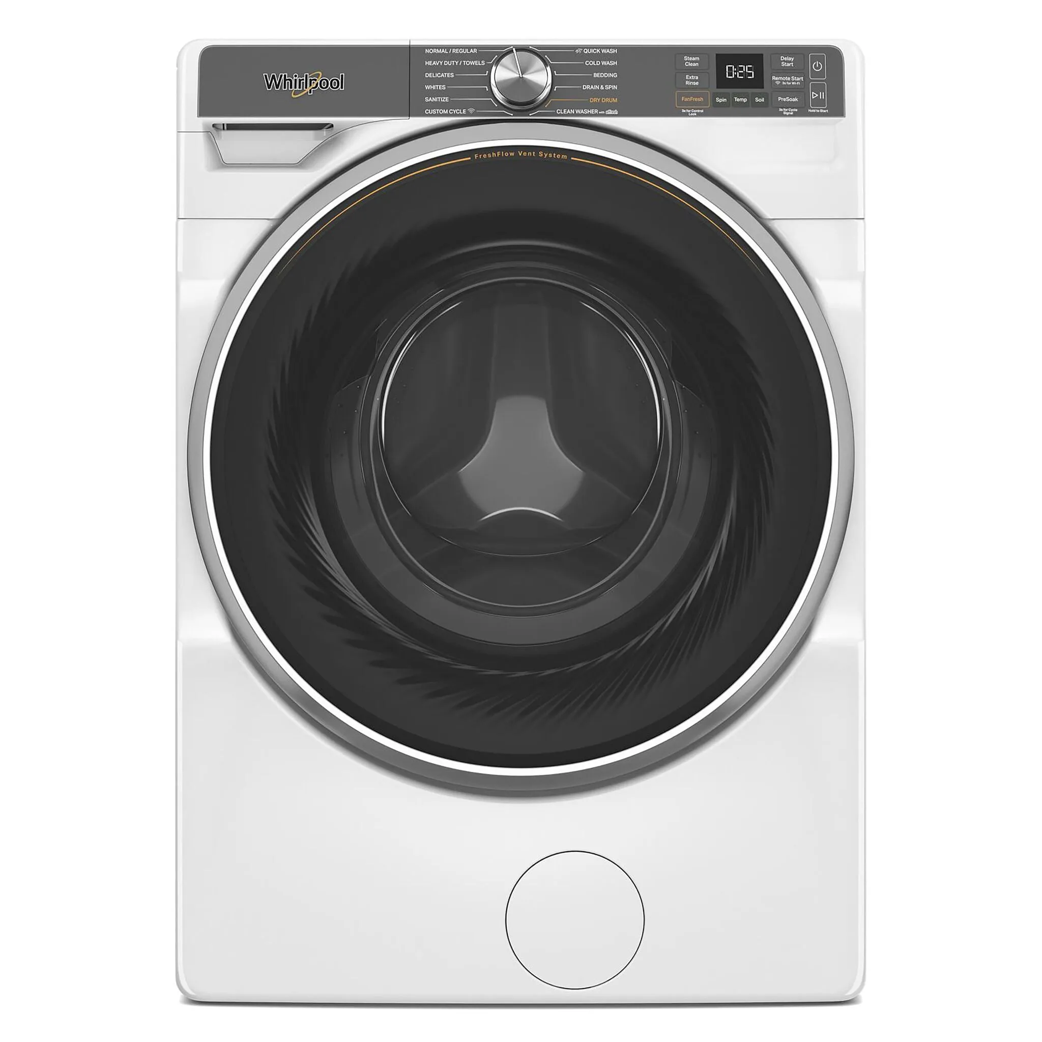 Whirlpool White Front-Load Washer with FreshFlow Vent System (5.8 Cu.Ft.) - WFW6720RW