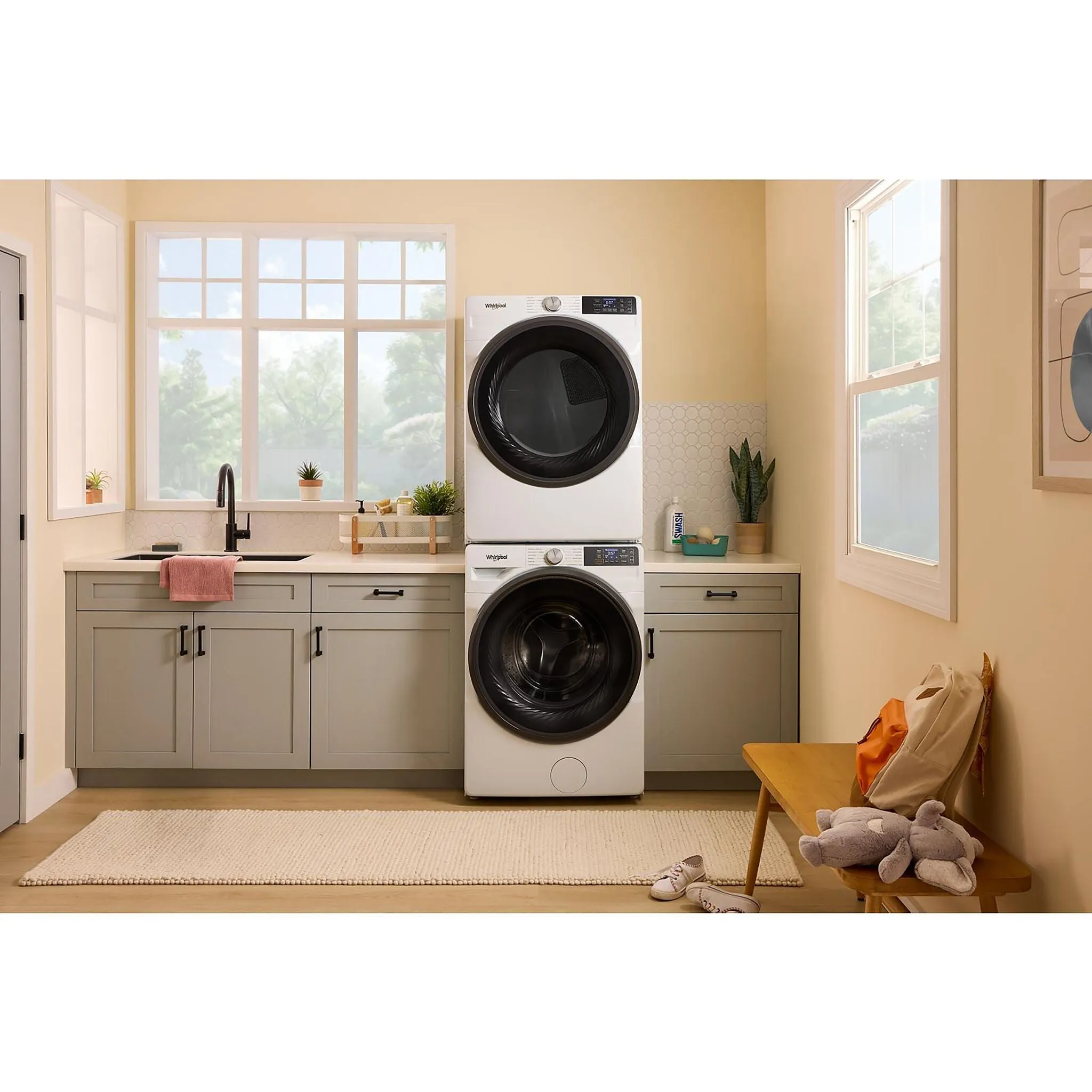 Whirlpool White Front-Load Washer with FreshFlow Vent System (5.8 Cu.Ft.) - WFW6720RW