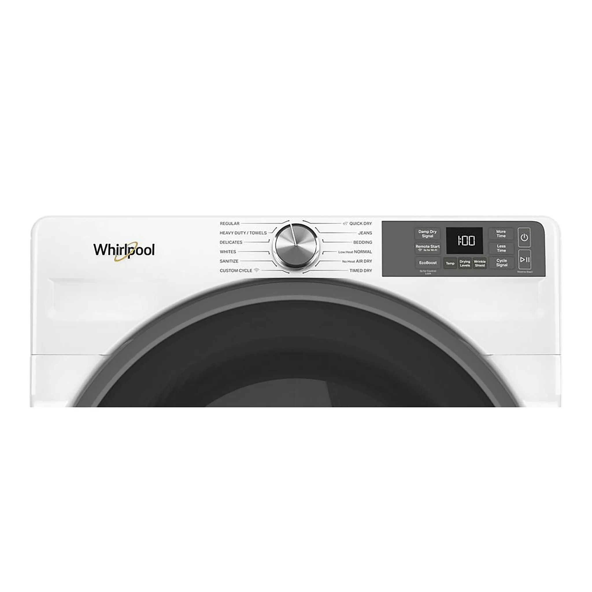 Whirlpool White Gas Dryer with Wrinkle Shield (7.4 Cu.Ft.) - WGD5720RW