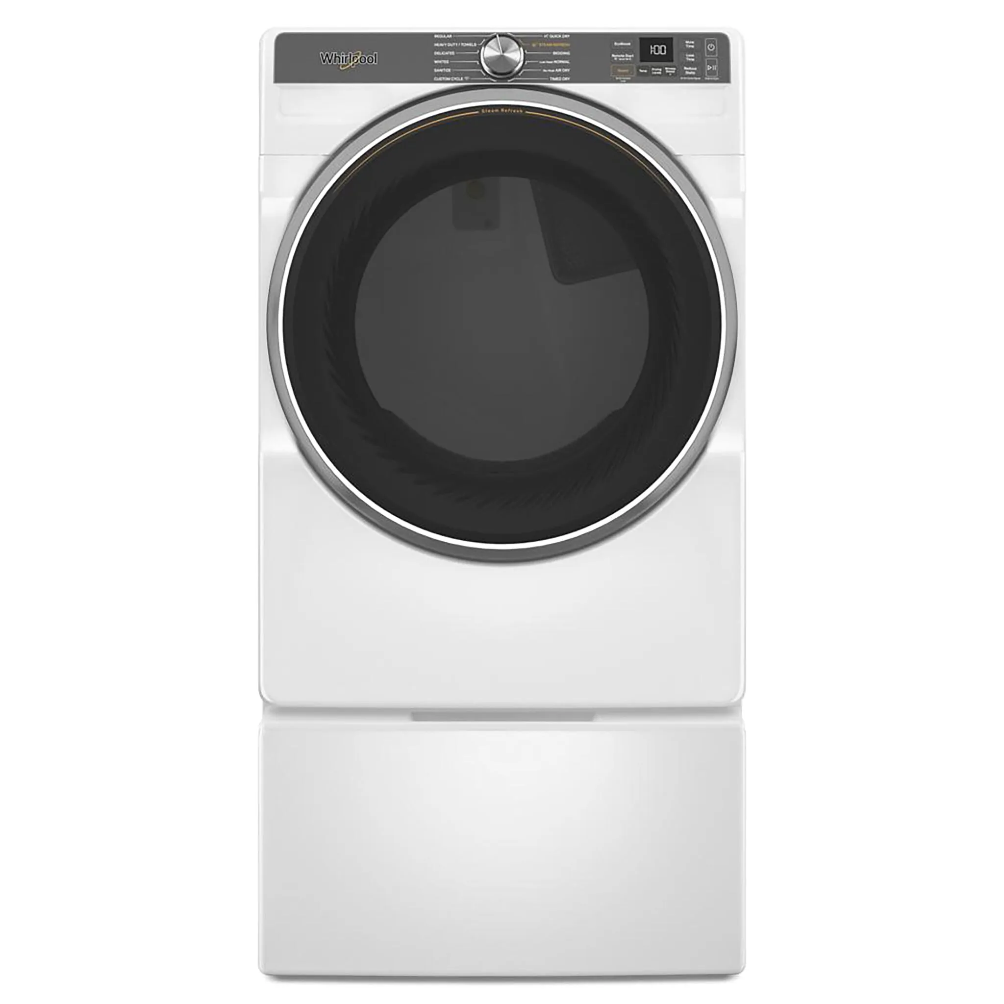 Whirlpool White Gas Dryer with Wrinkle Shield (7.4 Cu.Ft.) - WGD6720RW