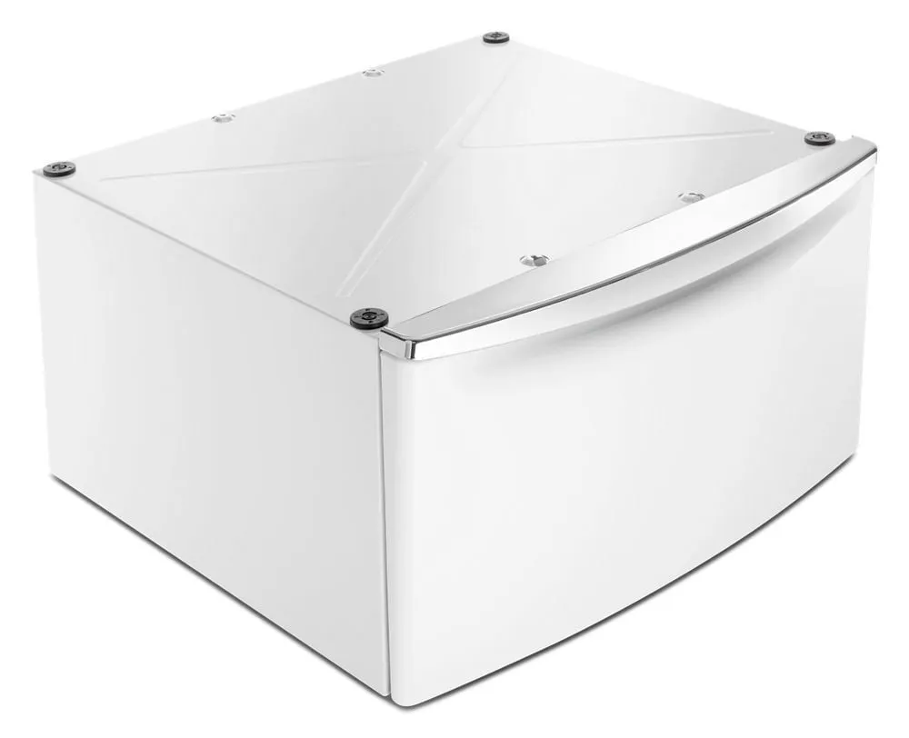 Whirlpool XHPC155XW 15.5" Pedestal For Front Load Washer And Dryer With Storage