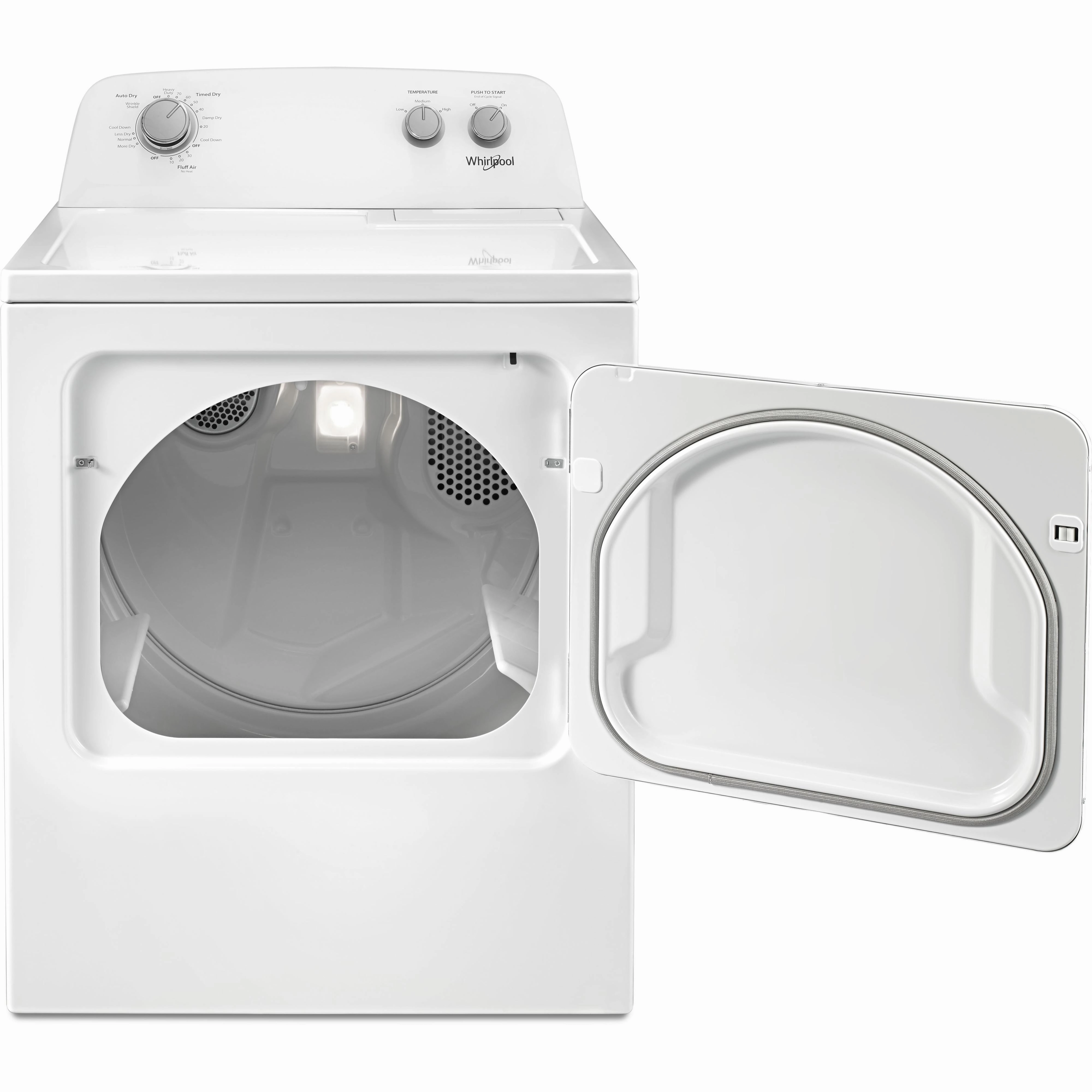 Whirlpool 7.0 cu.ft. electric Dryer with AutoDry Drying System YWED4850HW
