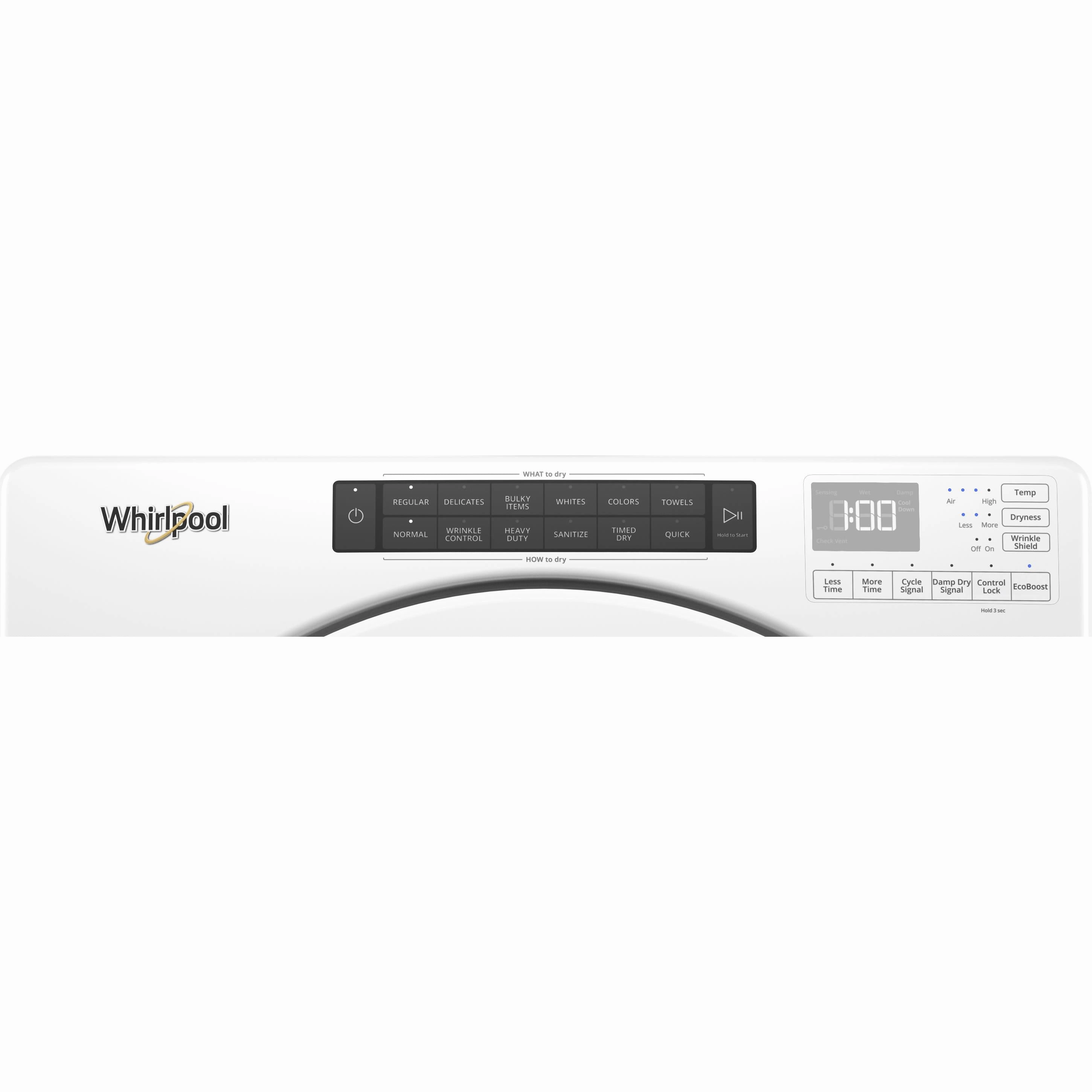 Whirlpool 7.4 cu.ft. Electric Dryer with Intuitive Touch Controls YWED5620HW