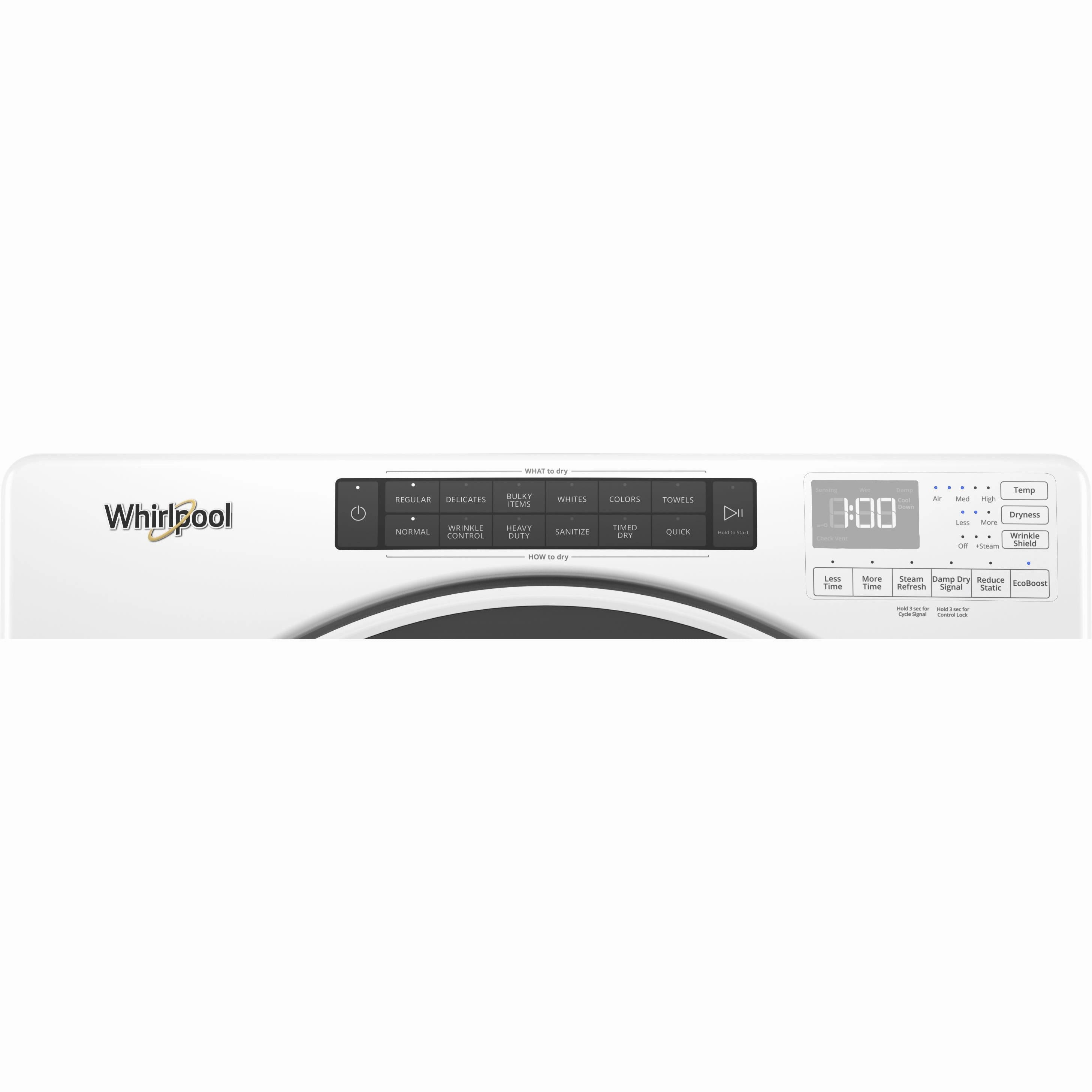 Whirlpool 7.4 cu.ft. Electric Dryer with Wrinkle Shield YWED6620HW