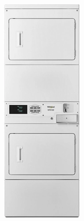 Whirlpool CSP2940HQ Commercial Electric Stack Dryer, Coin-Drop Equipped