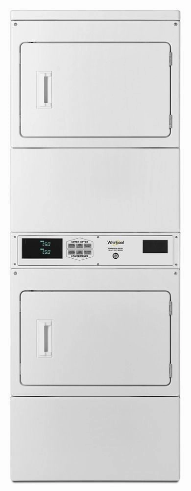 Whirlpool CSP2971HQ Commercial Gas Stack Dryer, Non-Coin