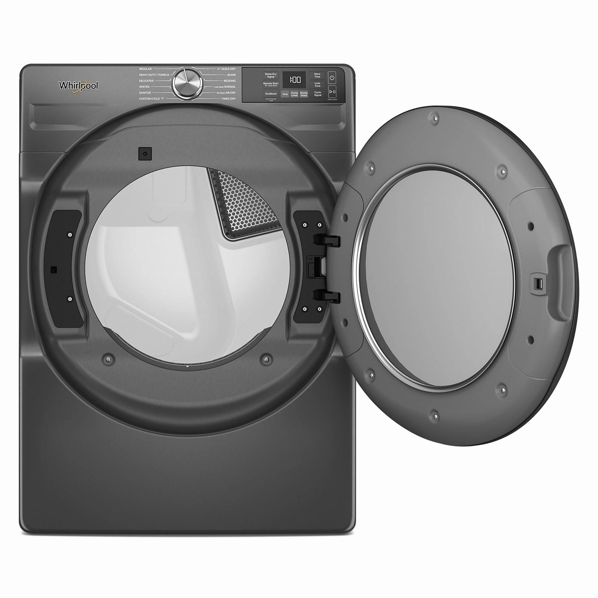Whirlpool Volcano Black Electric Dryer with Wrinkle Shield (7.4 Cu.Ft.) - YWED5720RU