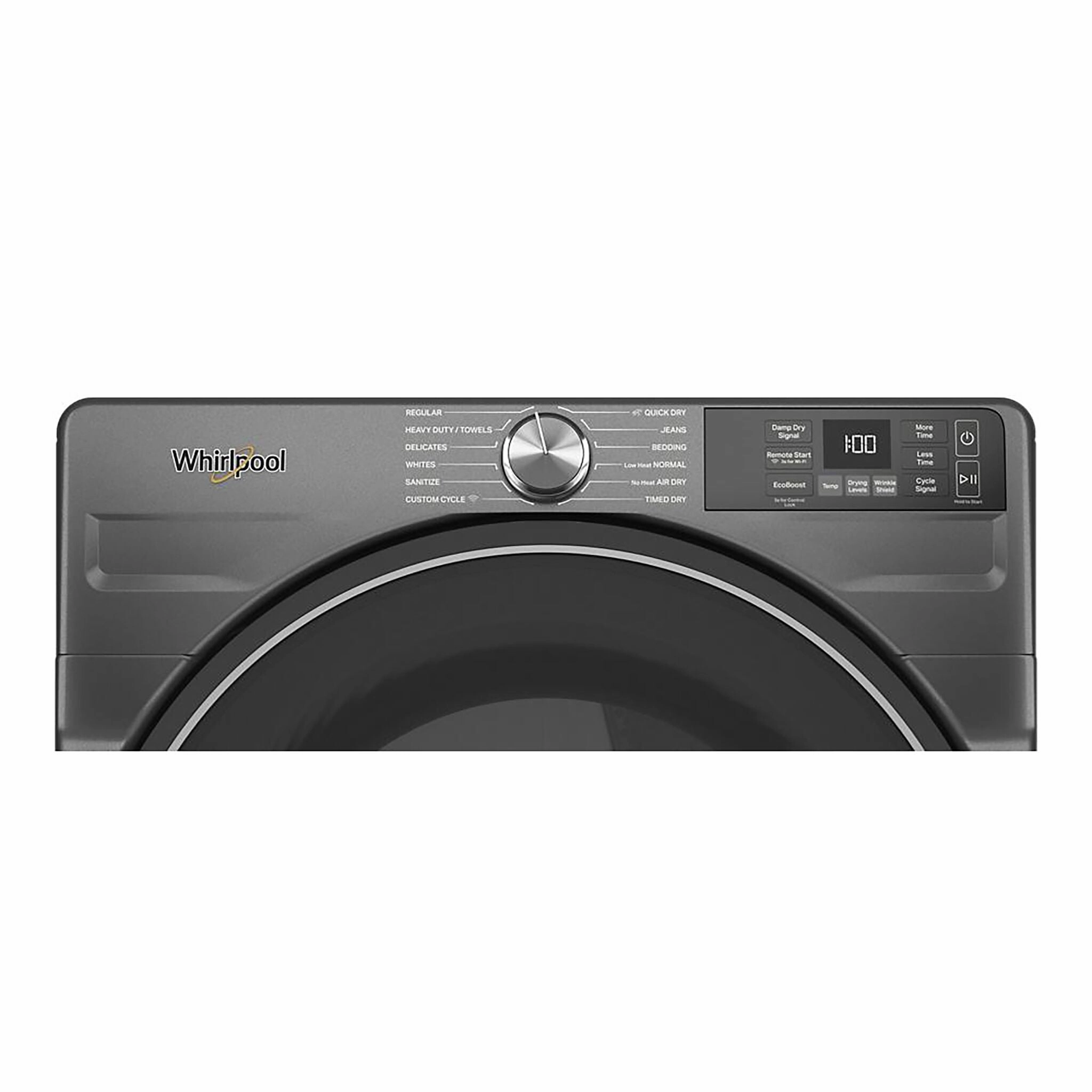 Whirlpool Volcano Black Gas Dryer with Wrinkle Shield (7.4 Cu.Ft.) - WGD5720RU