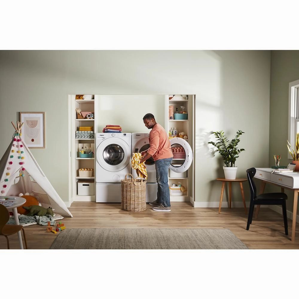 Whirlpool WED4720RW 7.4 Cu. Ft. Smart Front Load Energy Star Electric Dryer With Quick Dry