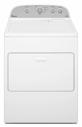 Whirlpool WED5000DW 7.0 Cu.Ft Top Load Electric Dryer With Wrinkle Shield Plus