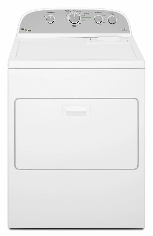 Whirlpool WED5000DW 7.0 Cu.Ft Top Load Electric Dryer With Wrinkle Shield Plus