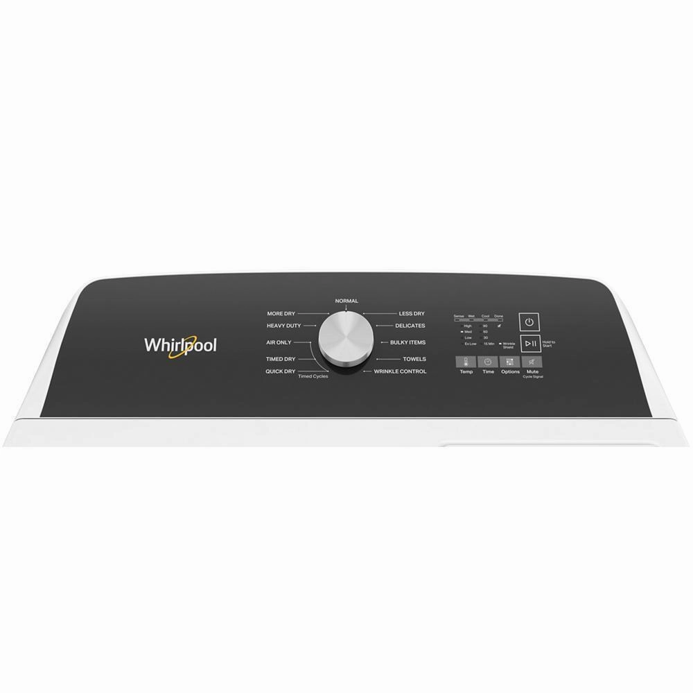 Whirlpool WED500RLW 7.0 Cu. Ft. Long Vent Electric Moisture Sensing Dryer
