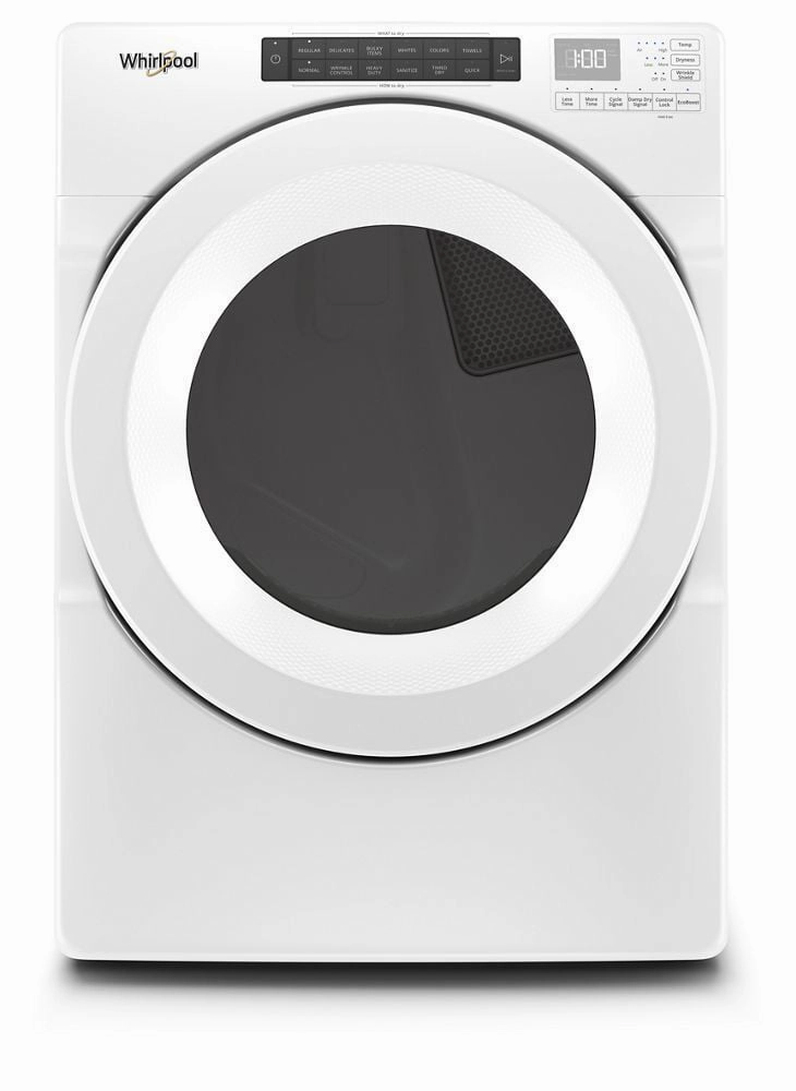 Whirlpool WED5620HW 7.4 Cu. Ft. Front Load Electric Dryer With Intuitive Touch Controls