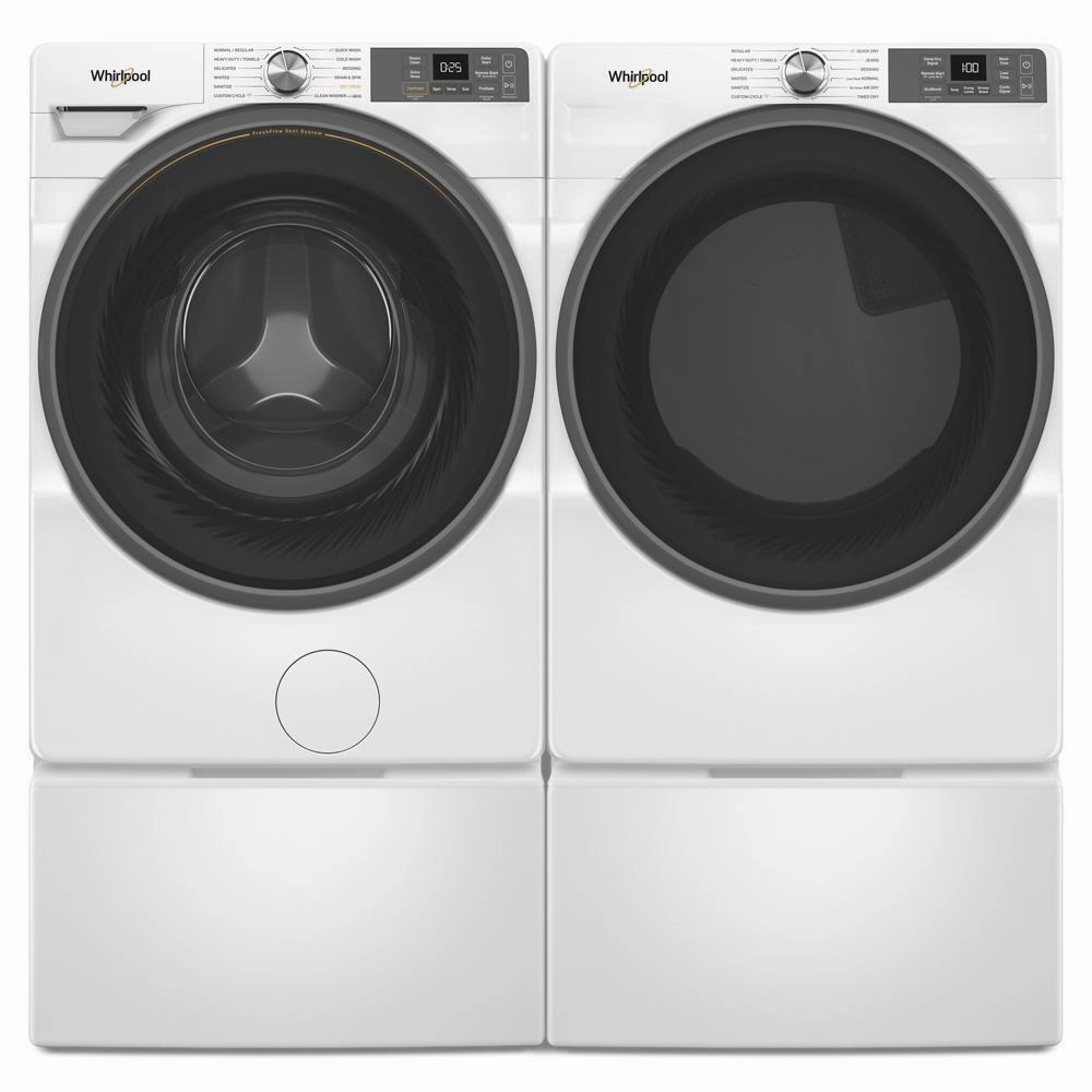 Whirlpool WED5720RW 7.4 Cu. Ft. Smart Front Load Energy Star Electric Dryer With Wrinkle Shield&#8482; Option