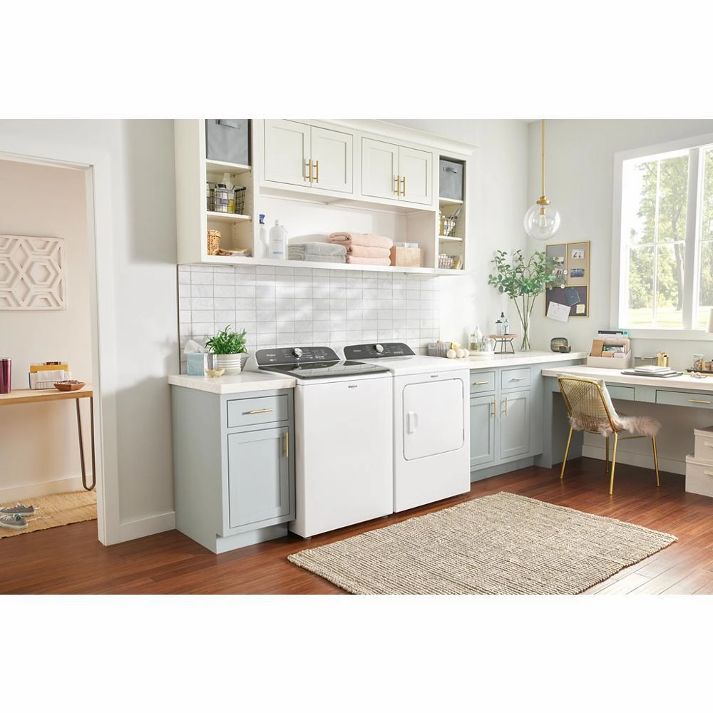 Whirlpool WED6150PW 7.0 Cu. Ft. Whirlpool Top Load Electric Dryer With Moisture Sensor