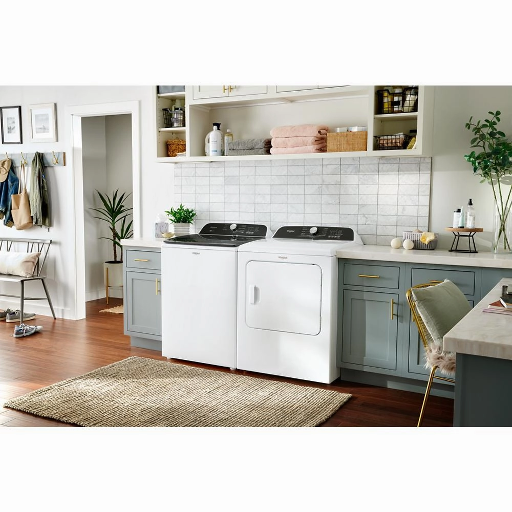 Whirlpool WED6150PW 7.0 Cu. Ft. Whirlpool Top Load Electric Dryer With Moisture Sensor