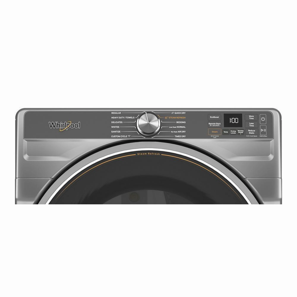 Whirlpool WED6720RR 7.4 Cu. Ft. Smart Front Load Energy Star Electric Dryer With Steam Capabilities