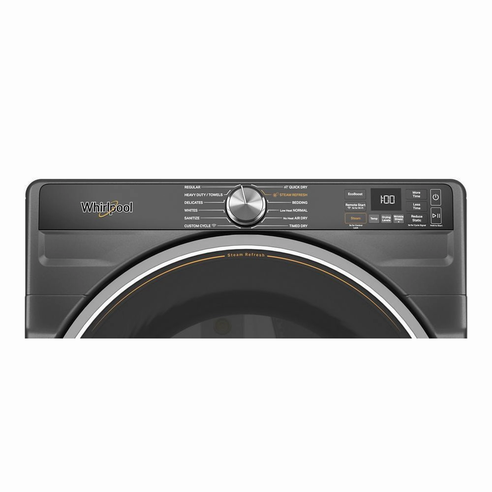 Whirlpool WED6720RU 7.4 Cu. Ft. Smart Front Load Energy Star Electric Dryer With Steam Capabilities