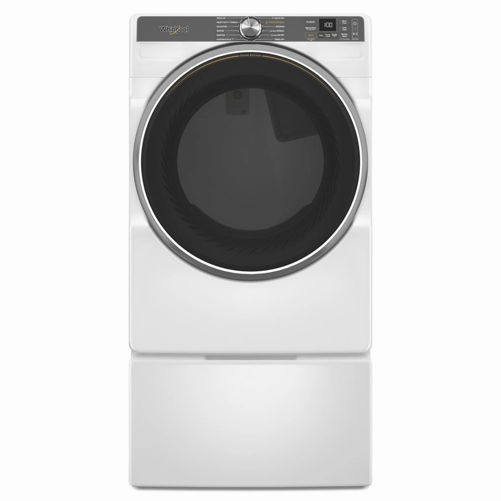 Whirlpool WED6720RW 7.4 Cu. Ft. Smart Front Load Energy Star Electric Dryer With Steam Capabilities