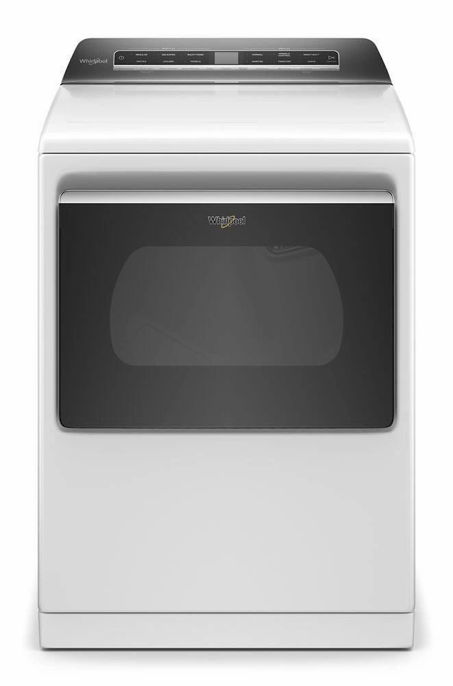 Whirlpool WED8127LW 7.4 Cu. Ft. Top Load Electric Dryer With Advanced Moisture Sensing