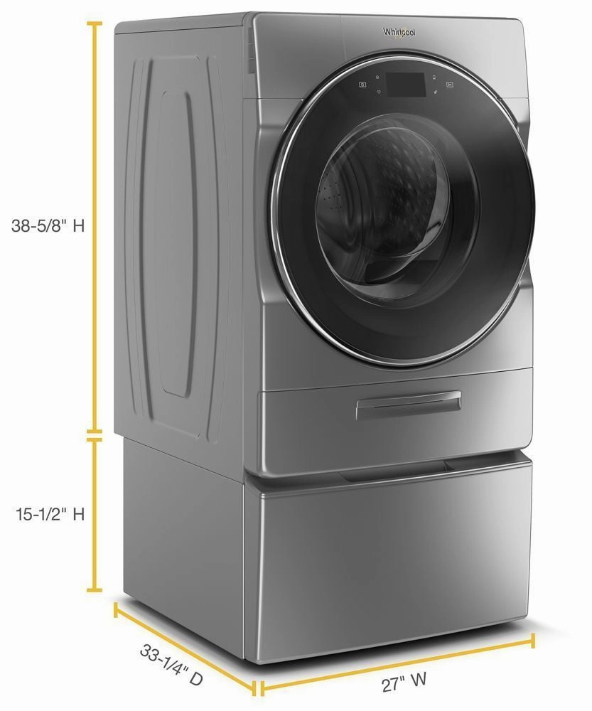 Whirlpool WFP2715HC 15.5" Pedestal For Front Load Washer And Dryer With Storage