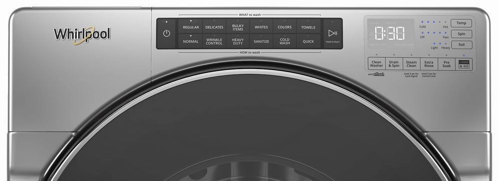 Whirlpool WFW6620HC 4.5 Cu. Ft. Closet-Depth Front Load Washer With Load & Go Xl Dispenser