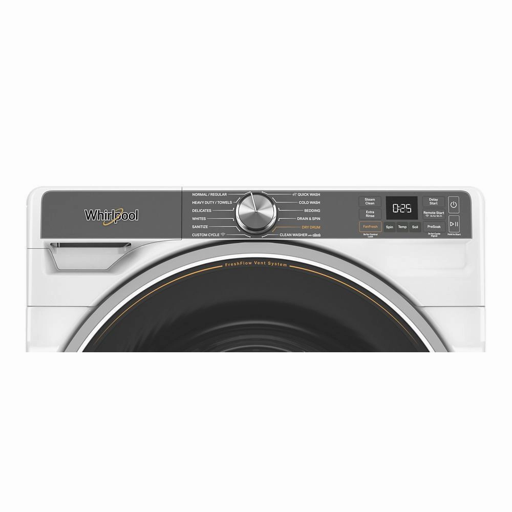 Whirlpool WFW6720RW 5.0 Cu. Ft. Smart Front Load Energy Star Washer With The Freshflow&#8482; Vent System