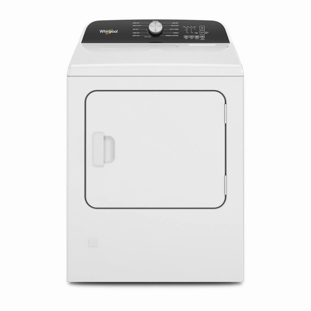 Whirlpool WGD500CMW 7.0 Cu. Ft. Long Vent Gas Moisture Sensing Dryer