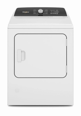 Whirlpool WGD5050LW 7.0 Cu. Ft. Top Load Gas Moisture Sensing Dryer With Steam