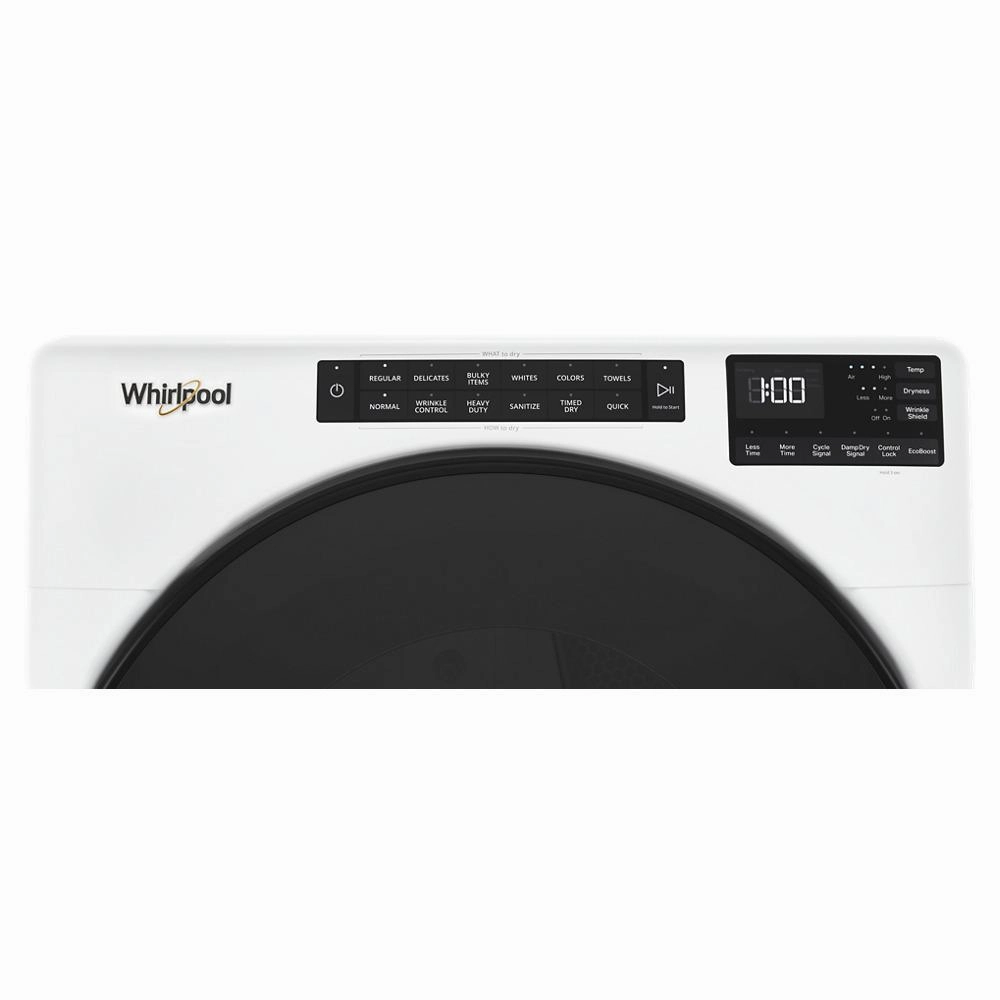 Whirlpool WGD5605MW 7.4 Cu. Ft. Gas Wrinkle Shield Dryer