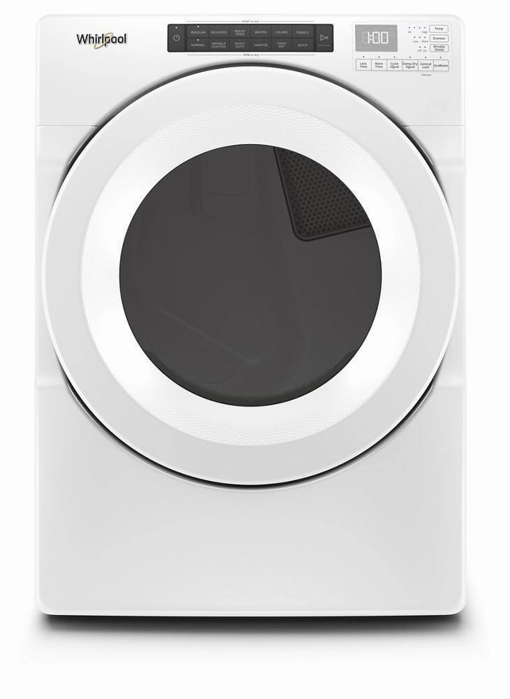 Whirlpool WGD5620HW 7.4 Cu. Ft. Front Load Gas Dryer With Intuitive Touch Controls