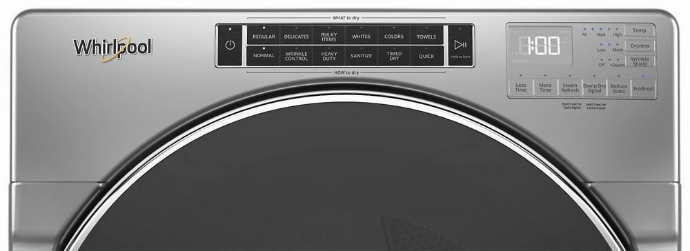Whirlpool WGD8620HC 7.4 Cu. Ft. Front Load Gas Dryer With Steam Cycles