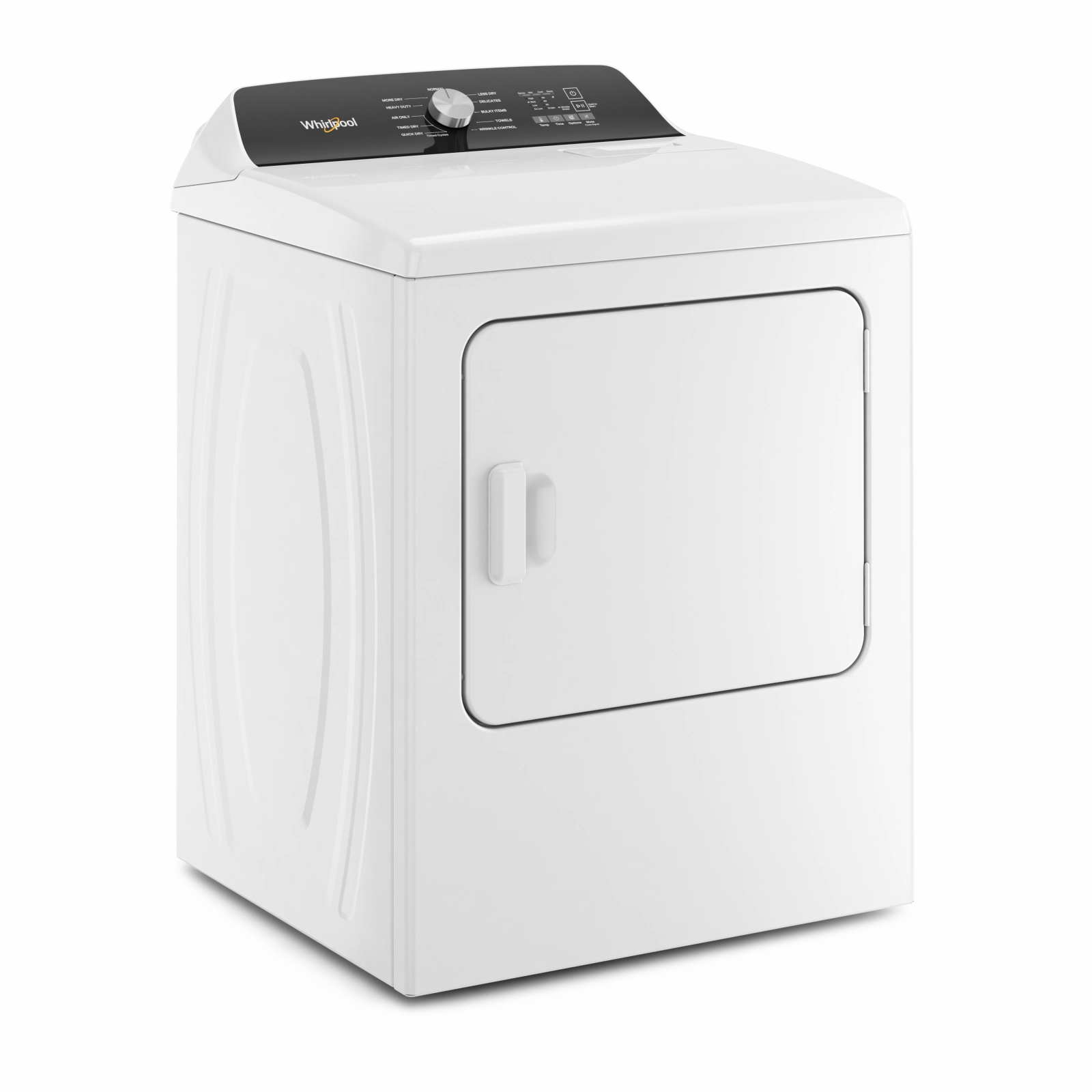 Whirlpool White Electric Dryer with Moisture Sensing (7.0 Cu.Ft) - YWED5010LW