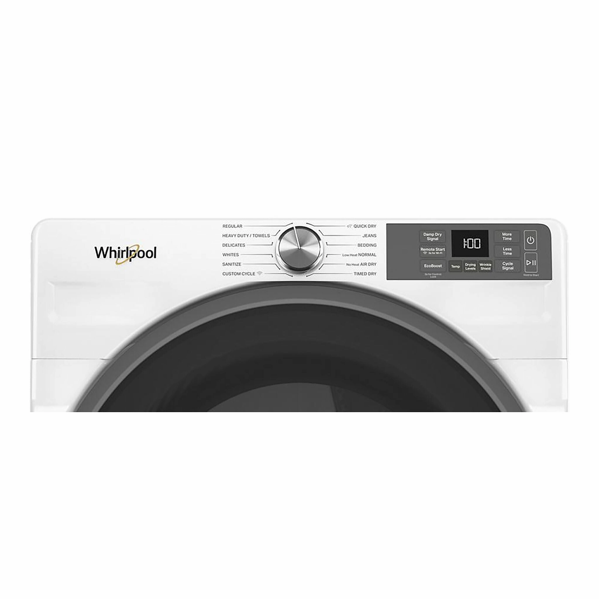 Whirlpool White Gas Dryer with Wrinkle Shield (7.4 Cu.Ft.) - WGD5720RW